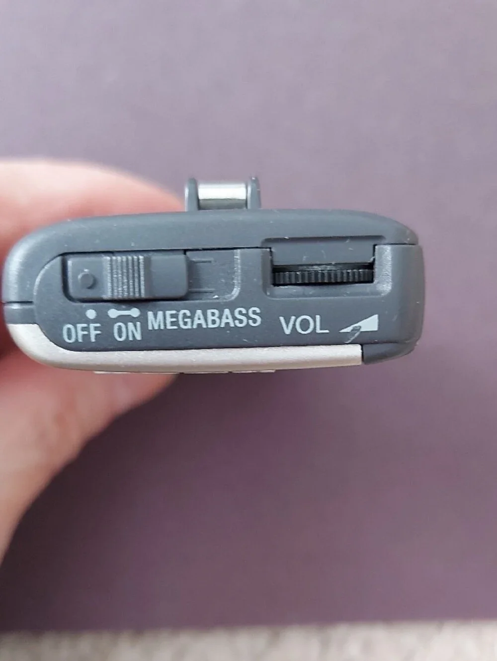 Sony Mega Bass FM Stereo Pocket Radio - Silver and Black